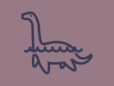 Nessie dino dinosaur line icon line icons loch ness loch ness monster lochness nessie