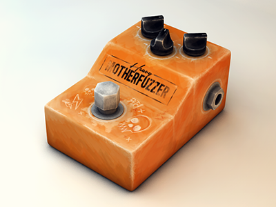 Heavy Motherfuzzer cinema4d fuzz guitar uvmapping