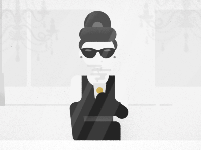 The unusual coffee scenes in movies after effect animation breakfast at tiffanys cannes character design coffee festival illustration motion design movie nespresso texture