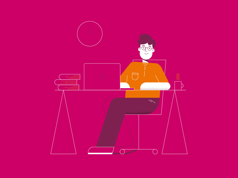 Office by Julien Brocq on Dribbble