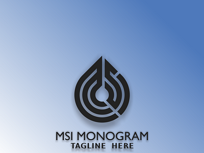 MSI monogram concept app branding design graphic design icon illustration logo typography ui ux vector