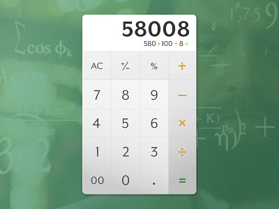 UI Challenge Day 042 - Calculator