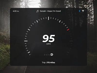 UI Challenge Day 048 - Speedometer speedometer ui ui challenge ui design