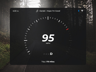 UI Challenge Day 048 - Speedometer speedometer ui ui challenge ui design