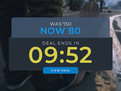 UI Challenge Day 059 - Limited Time Offer