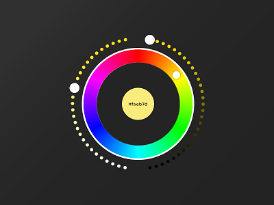 UI Challenge Day 060 - Color Picker Knob color picker photo editor ui ui challenge ui design uidesign