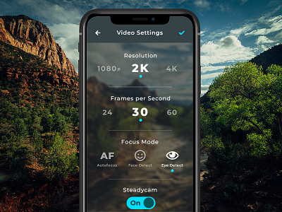 UI Challenge Day 062 - Video Settings