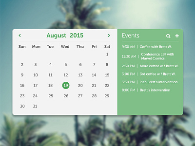 Day 011 - Calendar calendar daily challenge ui ui design widget