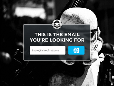 Day 024 - Newsletter Subscription Card daily challenge dribbble star wars storm trooper subscribe ui ui design