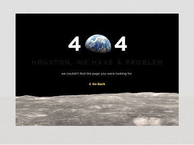 Day 033 - 404 page 404 404 page space ui ui design web