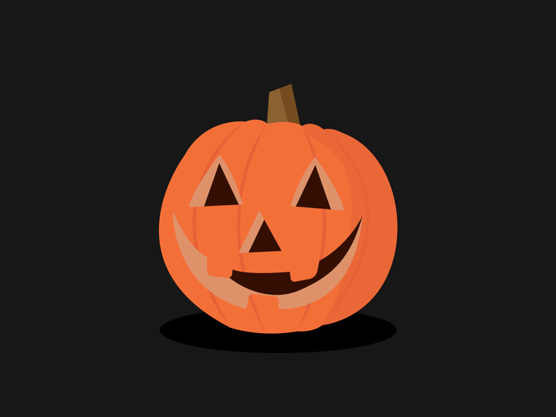 Mr. Jack-O-Lantern adobe illustrator after effects animation design fire gradient grey halloween illustration jackolantern light orange pumpkin spooky