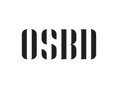 OSBD - logo rebrand desgin logo modern new osbd rebrand typo typography