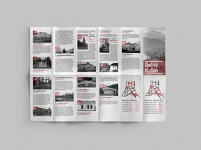 City map brochure - Dolný Kubín #1 art city cmyk color design dolny graphic kubin map print teuton