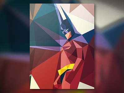 Batman batman dc dc comics gotham graphic graphic design illustration justice league knight poster triangles vector