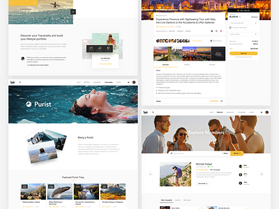 TWIP - Travel with Interesting People ecommerce socal travel ui ux