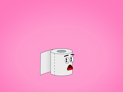 OUTBREAK - DAY 008 2d 2d animation after effects animation character design illustration loop motion design motion graphics toilet paper tp