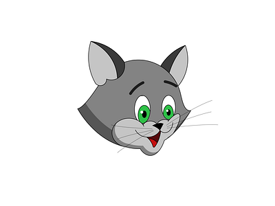 MEOW - DAY 037 2d 2d animation after effects animation cat illustration kitten kittens laugh loop meow motion design tom and jerry