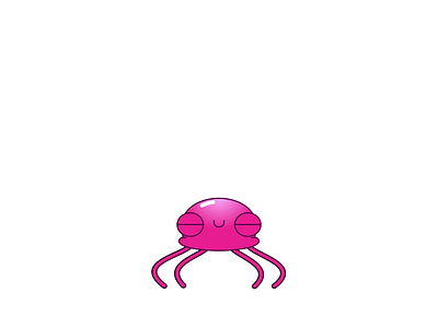 JELLY - DAY 057 2d 2d animation after effects animation character design illustration jelly jellyfish loop motion design motion graphics