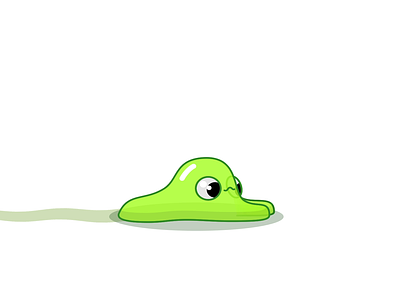 SLIME - DAY 082 2d 2d animation after effects animation character design cute illustration loop monster motion design motion graphics slime
