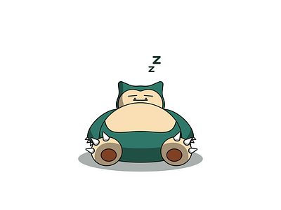 SNORLAX - DAY 083 2d 2d animation after effects animation character design illustration loop motion design motion graphics pokemon pokemongo snorlax