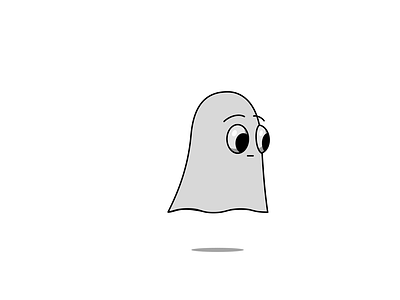 SPOOKED - DAY 084 2d 2d animation after effects animation ghost ghosts halloween illustration loop motion design motion graphics spooky