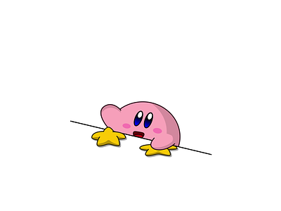 BONGO KIRBY - DAY 087 2d 2d animation after effects animation bongo cat illustration kirby loop motion design motion graphics nintendo nintendo switch