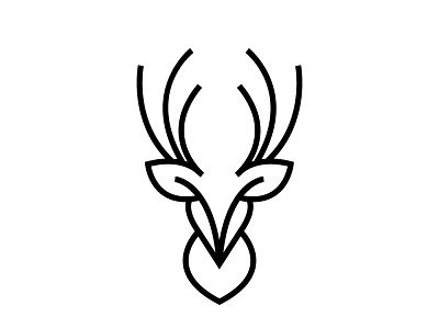 Minimalist Deer Logo branding deer logo fiverr graphic design illustration line art logo line logo logo minimal deer logo minimal logo minimalist modern logo