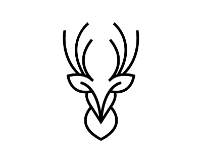 Minimalist Deer Logo