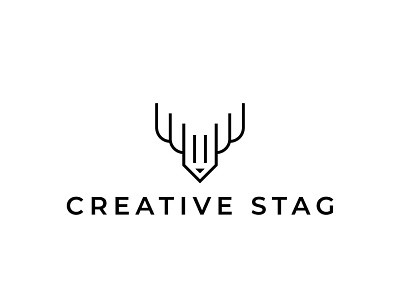 Creative Stag Logo Design branding design fiverr graphic design illustration line art logo logo minimal logo minimalist logo minimalist stag logo modern logo stag logo ui