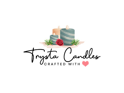 Trysta Candles Logo Design