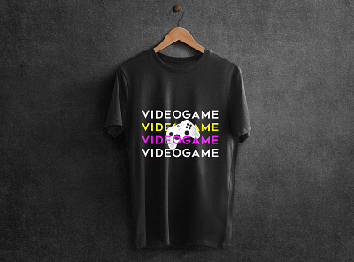 Videogame typography t-shirt design. animation branding design fiverr graphic design illustration kinetic typography line art logo logo minimal logo modern logo motion graphics photoshop tshirt typography