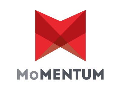 MoMentum (part deux) branding bubble icon logo mobile red speech web
