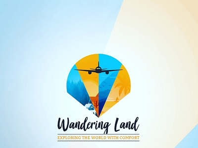 WONDERING LAND branding design icon illustraion illustration logo logo design minimal