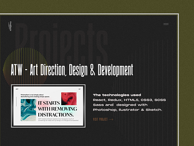 Design Agency - /Projects agency awwwards branding creative creative direction design fullscreen illustration minimal typography