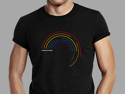 Collective Pride 2017 collective health equality pride print rainbow t shirt tshirt
