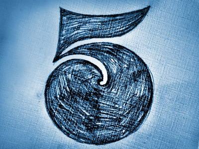 Big Fat FIVE pencil sketch by Will Ruocco on Dribbble