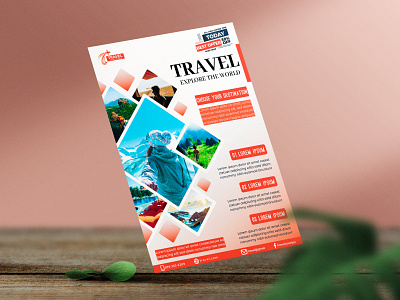 Travel flayer branding design flayer graphic design illustration illustrator photoshop travel vector