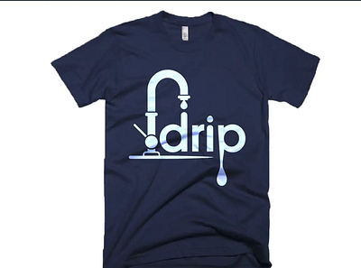 Drip T-Shirt Design design print t shirt