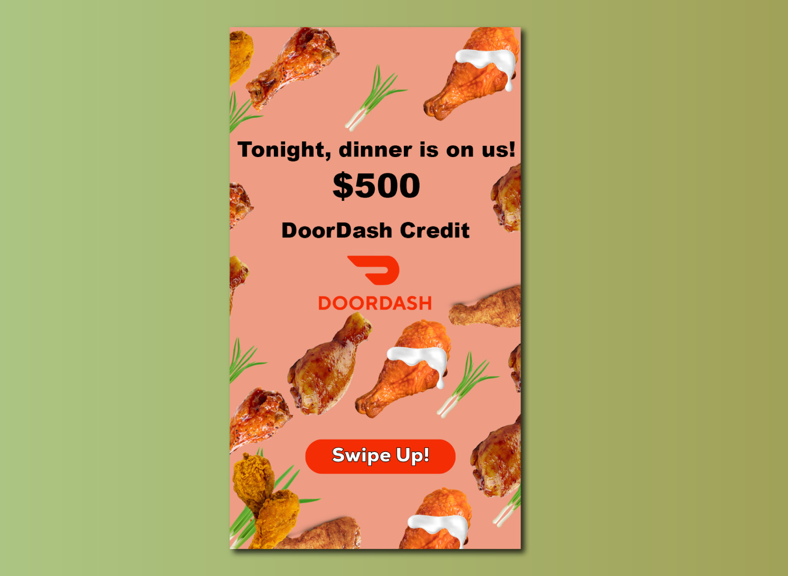 DoorDash Credit by Waheed R. on Dribbble