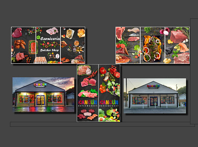 Resturant Window and Door Design illustration