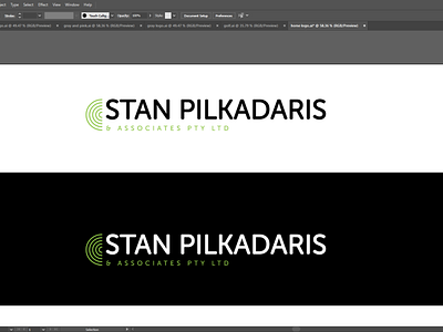 Stan Pilkadaris illustration logo design concept