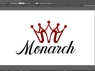 Monarch Logo branding business logo logo design concept minimalist logo modern logo