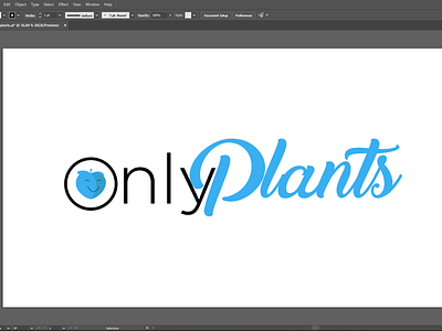 Only Plants branding business logo logo design concept minimalist logo modern logo