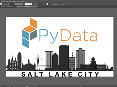 PyData business logo logo design concept minimalist logo modern logo