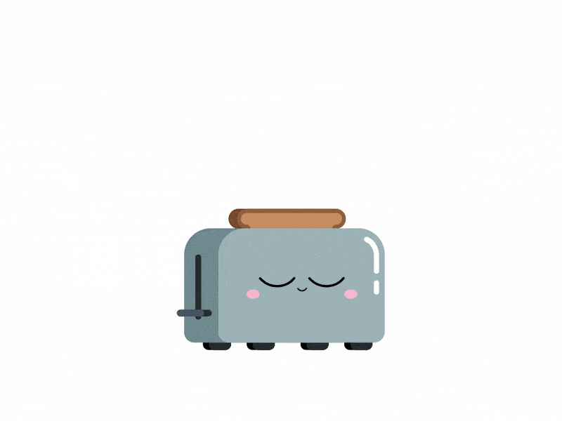 Toasty Friends animation animaton gif logo motiondesign toaster