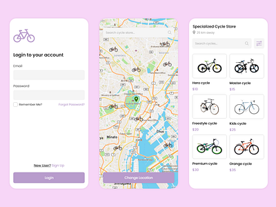 Cycle app design