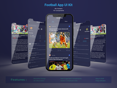 Football App UI Design Kit