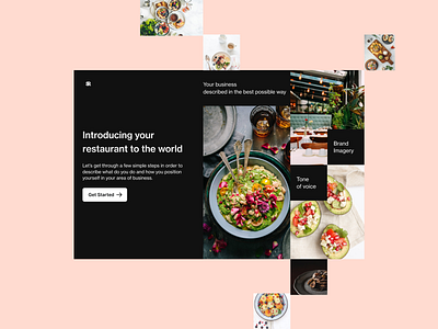 Restaurant business Landing Page