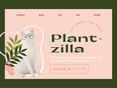 Plantzilla Web Design design figma landingpage ui web webdesign