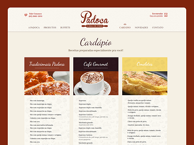 Padoca - Casa de Pães Goiânia bakery cardapio menu padaria site website